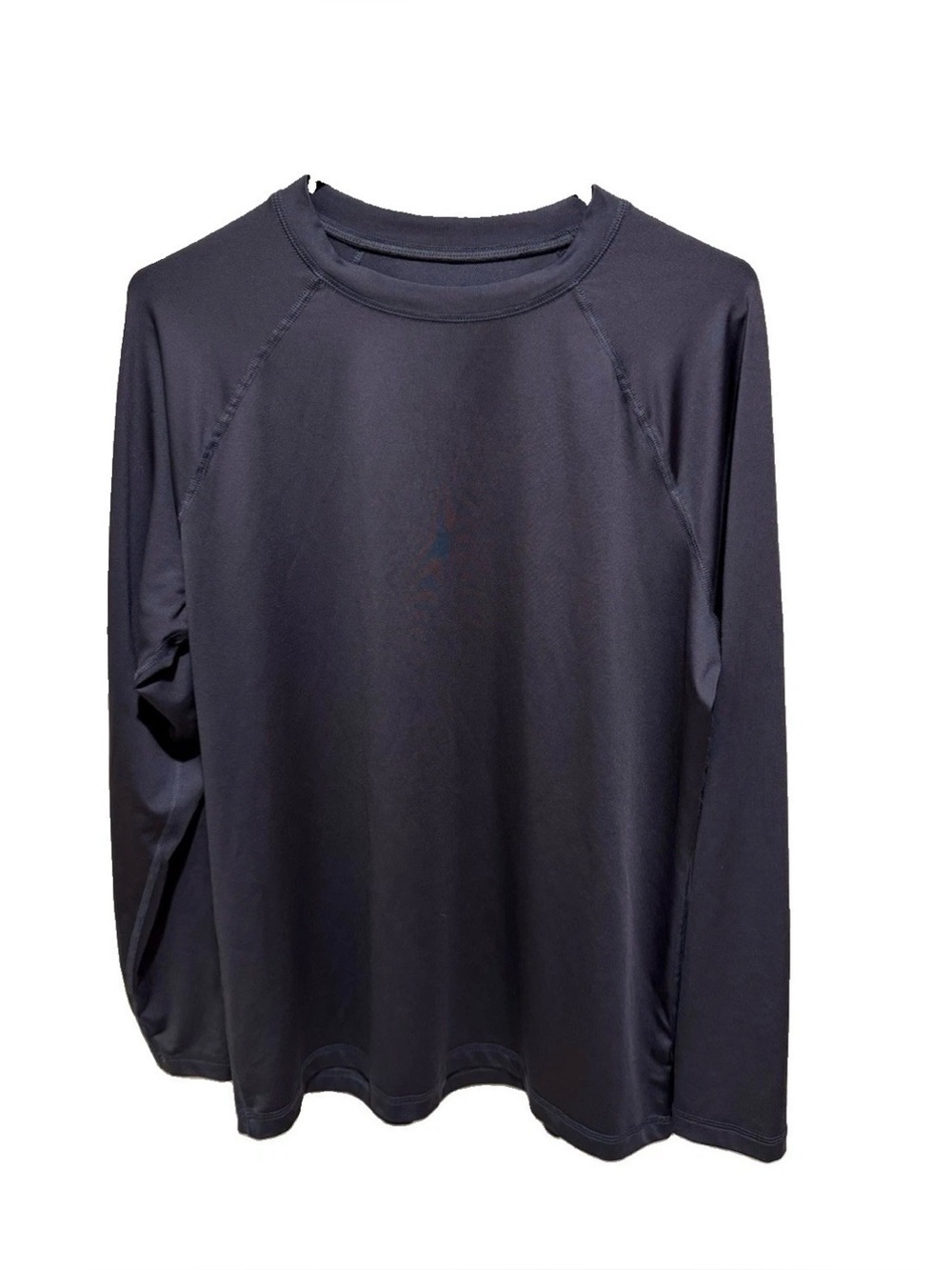 Goodfellow & Co Men's Size L Long Sleeve Rash Guard Swim Shirt Dark Gray UPF 50